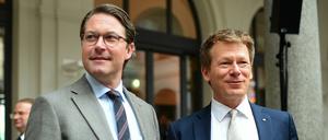 Verkehrsminister Andreas Scheuer (CSU) und Bahnchef Richard Lutz.