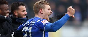 Favoritensturz. Andreas Voglsammer brachte die Arminia auf die Siegerstraße.