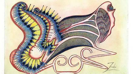 Feenzauber. Eine der unbetitelten Arbeiten aus Zemánkovás Werk. 