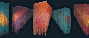 Filigranes aus Baumwolle und Acryl. „Brumas E, B, C, A, G, D.“ von Olga de Amaral. 