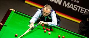 Titelverteidiger Mark Williams gewann sein Auftaktmatch in Berlin mit etwas Mühe.