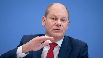 Olaf Scholz (SPD), Bundesminister der Finanzen.
