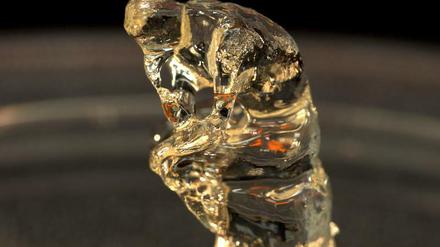 Denker aus dem Drucker. Rodins berühmte Skulptur in ihrer 21.-Jahrhundert-Version.
