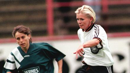 Silvia Neid (r) hat es natürlich in die Hall of Fame geschafft.