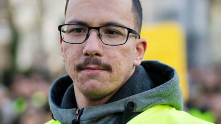 Ioannis Sakkaros, Initiator der Demonstration gegen Deutschlands erstes flächendeckendes Diesel-Fahrverbot in Stuttgart.