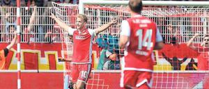 Wiederholung erwünscht. Im Hinspiel jubelte Sebastian Andersson über zwei Tore gegen den FC St. Pauli, die Berliner gewannen 4:1.