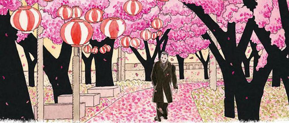 Reise ohne Ziel: Eine Szene aus „Berichte aus Japan – Ein Zeichner auf Wanderschaft“.