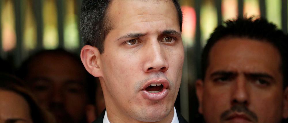 Venezuelas selbst ernannter Gegenpräsident Juan Guaidó