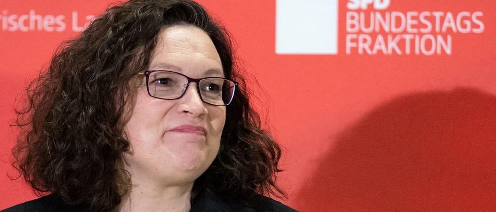 SPD-Vorsitzende Andrea Nahles.