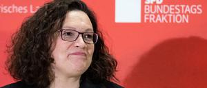 SPD-Vorsitzende Andrea Nahles.