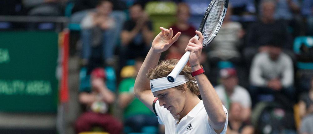 Souverän. Alexander Zverev hielt das Davis-Cup-Team auf Kurs.