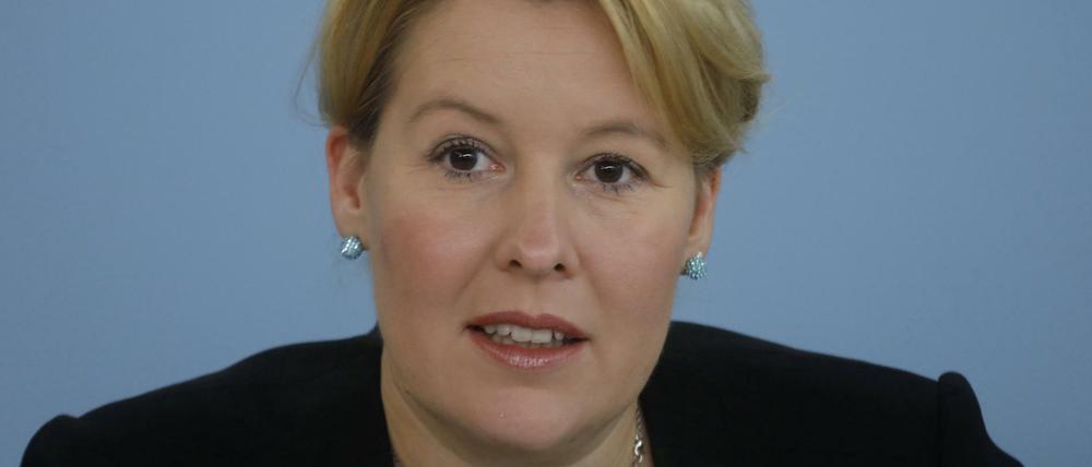 Bundesfamilienministerin Franziska Giffey (SPD).