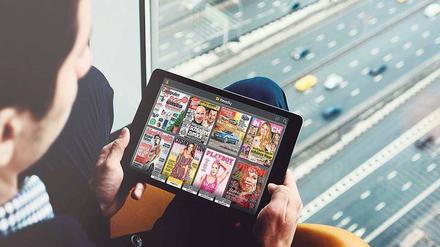 Wer die Wahl hat. Das Angebot ist zwar riesig, einige Titel wie „Spiegel“ oder „Stern“ fehlen jedoch im Angebot von „Readly“. 