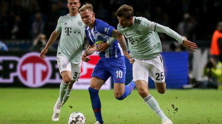 Hertha hat in dieser Saison die Münchner schon geschlagen. Im September erzielte auch Ondrej Duda ein Tor zum 2:0.