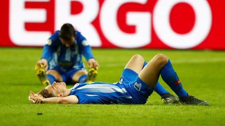 Wieder nichts. Hertha muss weiter auf eine Endspielteilnahme im eigenen Stadion warten.