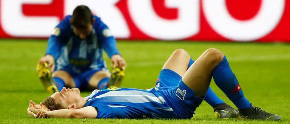 Wieder nichts. Hertha muss weiter auf eine Endspielteilnahme im eigenen Stadion warten.