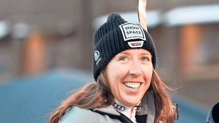 Zwei für Deutschland. Kira Weidle wurde in Garmisch-Patenkirchen zuletzt Dritte in der Abfahrt. Josef Ferstl (unten) gelang vor einer Woche der erste deutsche Sieg im Super-G auf der Streif in Kitzbühel. Fotos: Maximilian Haupt/dpa, Joe Klamar/AFP