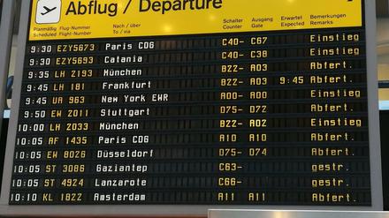 Gestrichen: Passagiere nach Gaziantep und Lanzarote schauten am Morgen in die Röhre. 