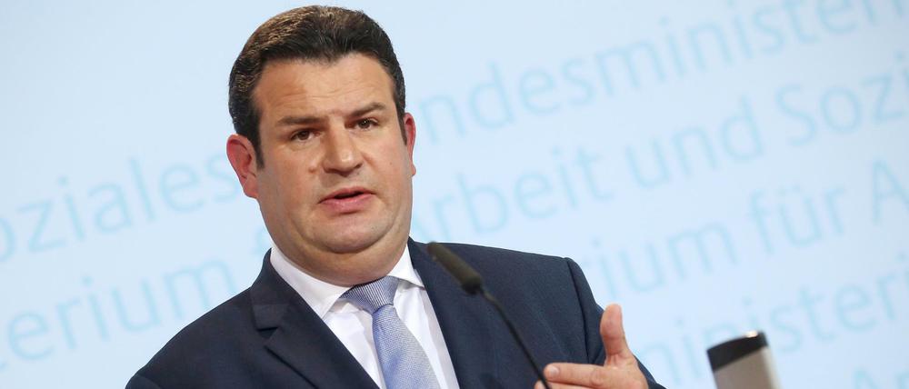 Bundesarbeitsminister Hubertus Heil (SPD) Vorschläge zur Grundsicherung sind nicht durchdacht.