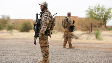 Bundeswehrsoldaten in der malischen Stadt Gao.