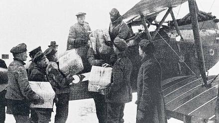 70 Kilogramm konnte das Kampfflugzeug LVG C.IV tragen.
