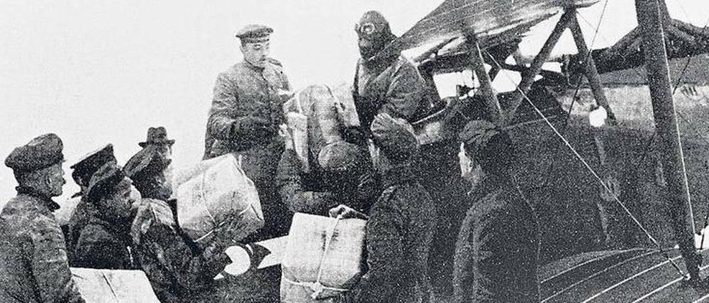 70 Kilogramm konnte das Kampfflugzeug LVG C.IV tragen.