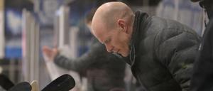 Der Neue. Toni Söderholm kann die Spieler der deutschen Eishockey Nationalmannschaft bislang voll überzeugen.