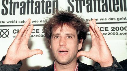 Christoph Schlingensief 1998 in Berlin.