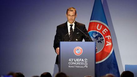 Der alte neue Präsident der Uefa. Aleksander Ceferin wurde in seinem Amt bestätigt.