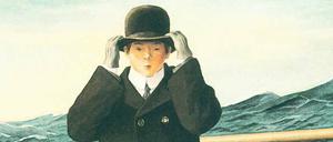 Ungewohnt. Allen Say zeichnet seinen japanischen Großvater bei der Überfahrt nach Amerika.
