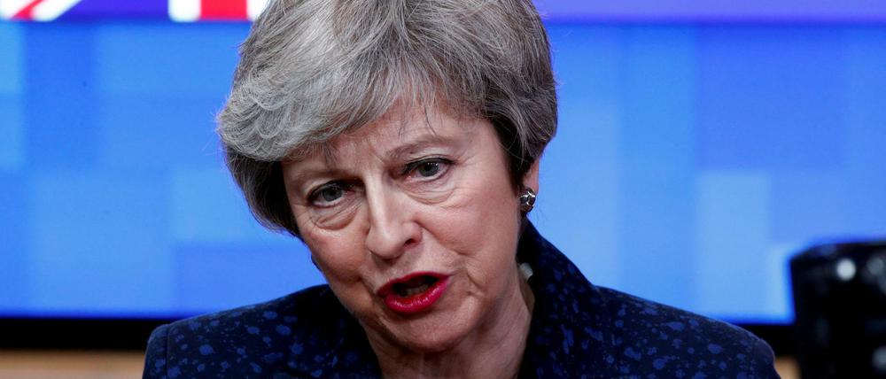 Die britische Premierministerin Theresa May