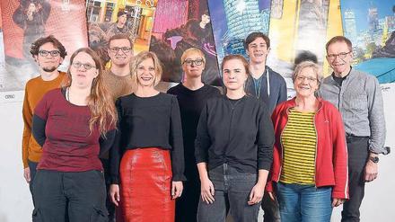 Christoph Beissner, Jacqueline Raddau, Roman Clawien, Daniela Richter, Daniela Ishorst, Anna Heller, Robert Naumann, Barbara Wetzel und Christoph Serries (von links).