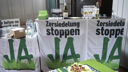Die Schweizer haben gegen eine rigorose Obergrenze für Bauland gestimmt. 