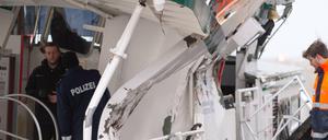 Die Fähre wurde erheblich beschädigt.