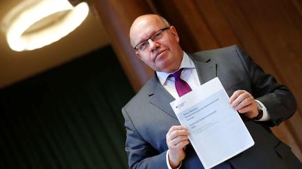 Wirtschaftsminister Peter Altmaier mit seiner Nationalen Industriestrategie 2030.