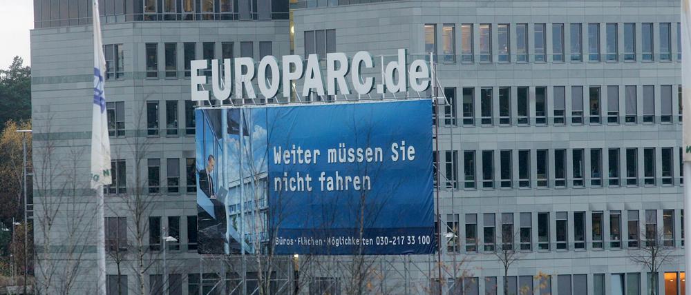 Der Europarc Dreilinden an der BAB 115.
