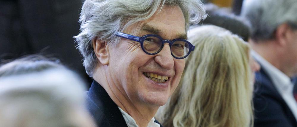 Der Filmregisseur Wim Wenders am Montag im John-Lennon-Gymnasium.