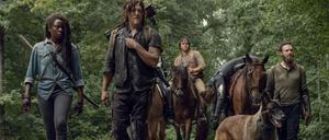 Die Zombie-Saga "The Walking Dead" lag in der Gunst der Serien-Fans 2018 vorn. Das liegt nicht zuletzt daran, dass es von "Game of Thrones" im vergangenen Jahr keine neue Staffel gab. 
