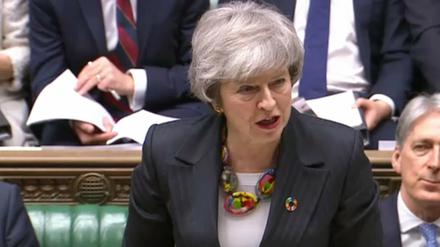 Theresa May, Premierministerin von Großbritannien. 