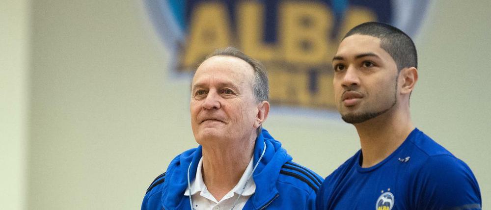 Für Albas Trainer Aito Garcia Reneses (links) ist Peyton Siva einer der Schlüsselspieler. 