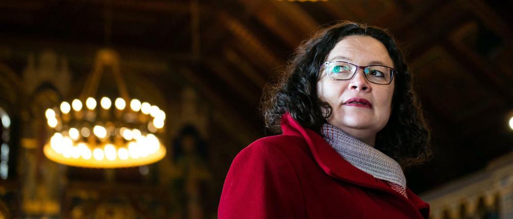 SPD-Chefin Andrea Nahles