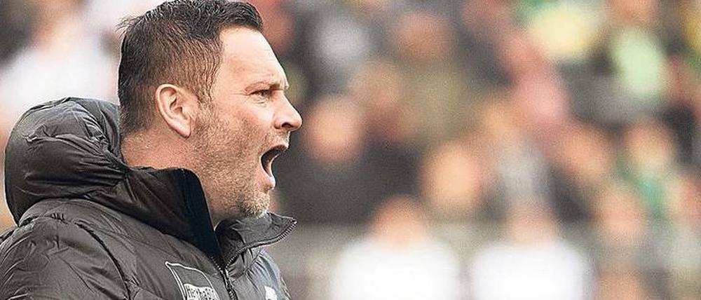Oh weia, die Tagesform schon wieder. Hertha-Trainer Pal Dardai ist auf 180.