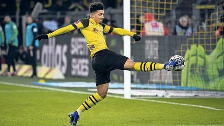 Jadon Sancho ist im Achtelfinal-Hinspiel der Champions League Dortmunds Hoffnungsträger. 