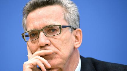 Der ehemalige Bundesinnenminister Thomas de Maizière (CDU)