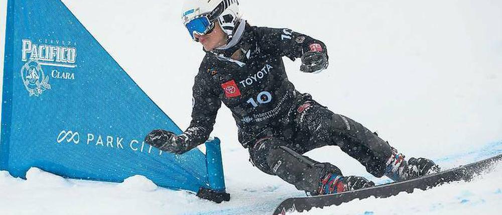 Auf Kante. Bei der WM in Park City/Utah (USA) war Selina Jörg am ersten Februarwochenende im Parallel-Slalom nicht zu schlagen. 