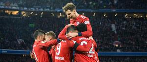 Derzeit obenauf. Leon Goretzka (oben) und seine Münchner Teamkollegen geben sich wieder selbstbewusst.