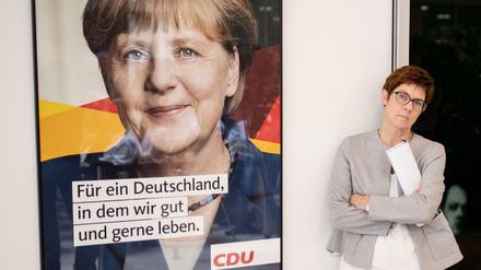 Bei einem "Werkstattgespräch" im Konrad-Adenauer-Haus diskutierte Annegret Kramp-Karrenbauer über die politischen Entscheidungen des Herbstes 2015.