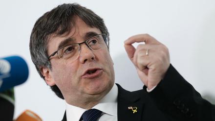 Ex-Regionalpräsident von Katalonien, Carles Puigdemont.