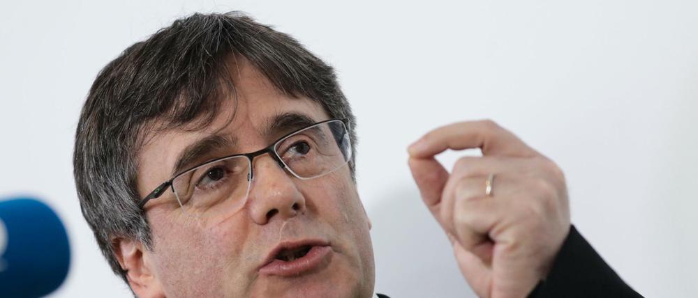 Ex-Regionalpräsident von Katalonien, Carles Puigdemont.