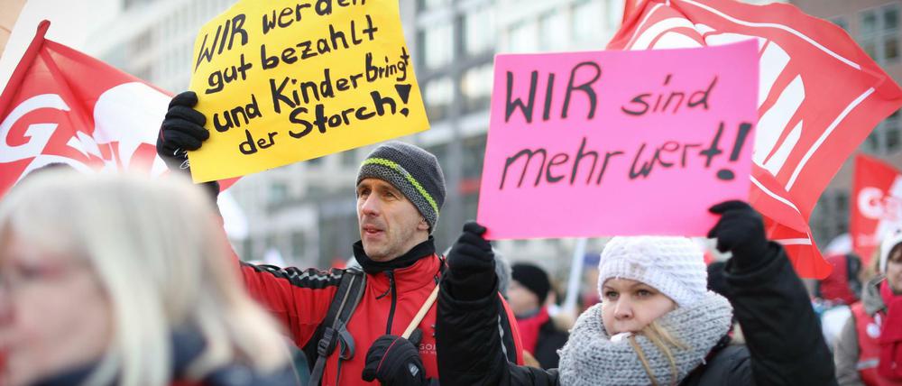 Mehr Personal, mehr Zeit, mehr Wertschätzung.